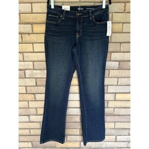 Style & Co Curvy Boot Leg Jeans Stream Wash Blue Denim Size 10 NWT